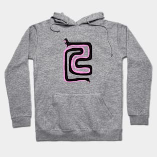 A maze wiener dog - pink Hoodie